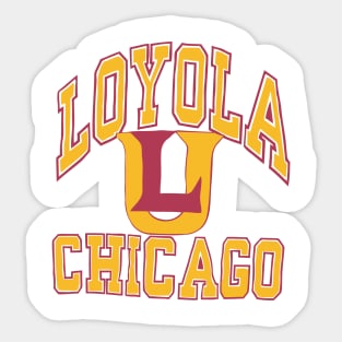 Loyola Chicago Basketball Sticker